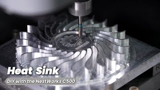 Geometric Art from an Aluminum Alloy Heat Sink Model！