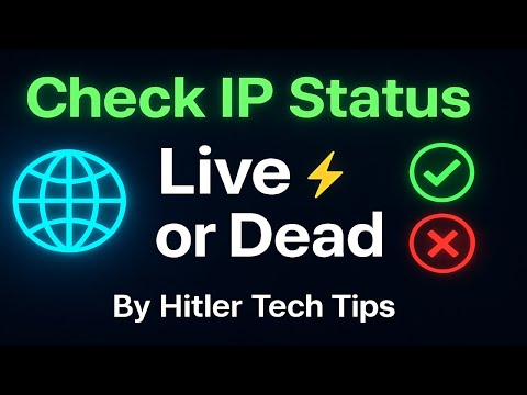 Check Live or Dead IPs Instantly | IP Status Checker Tool