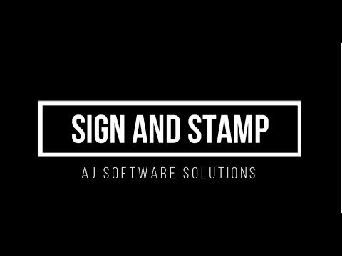 Sign And Stamp  || Tally Customization || TDL