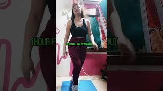 1 hour full body workout at home vlog #1 by Christine Blogger