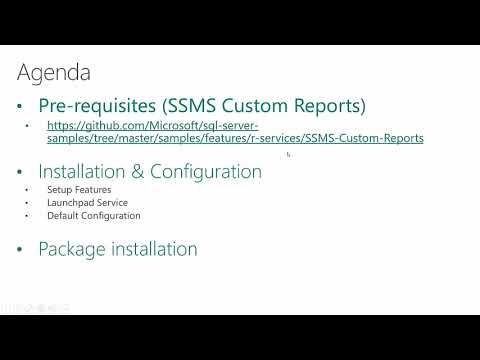 R Services Configuration and Management