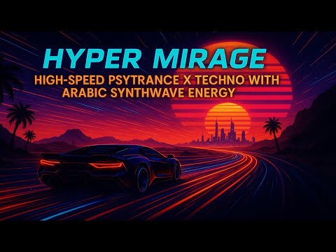 Hyper Mirage | High-Speed Psytrance x Techno with Arabic Synthwave Energy