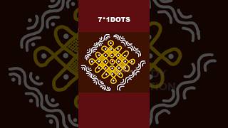 Easy daily padi kolam design #muggulu #dailymuggulu #indianart #shorts #shortvideo
