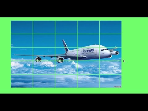 Processing java mode split an image  in pieces