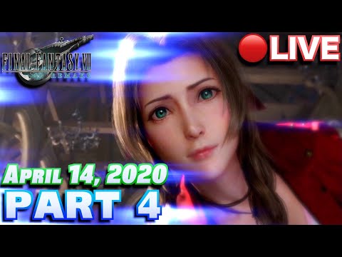🔴Final Fantasy VII Remake - Part 4 | Aerith is such a Sweetheart UwU (w/AsimovM) [April 14, 2020]