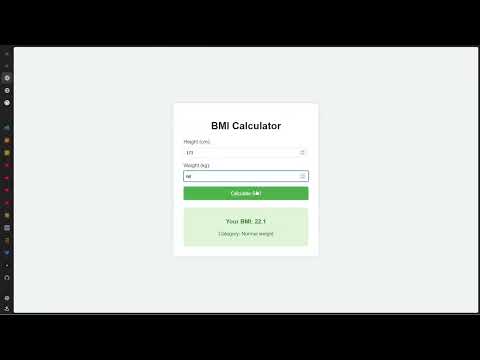CREATING A BMI APP USING AI