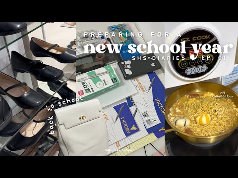 preparing for a new school year! 💌 back to school haul & whats in my bag | shs diaries