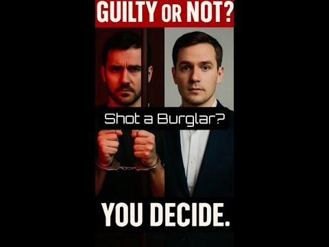 Burglar breaks in and you SHOOT him? Guilty Or Not?