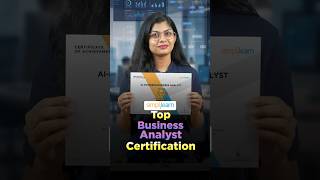🔥Best Business Analyst Certifications  CBAP vs PMI-PBA | BA Career 2026 #shorts #simplilearn