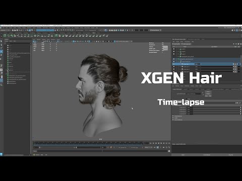 How to create Jon Snow hair using Maya Xgen
