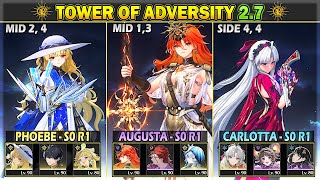 Augusta-Mortefi, Phoebe, Carlotta-Lumi | Tower of Adversity 2.7 36 Crest | Wuthering Waves