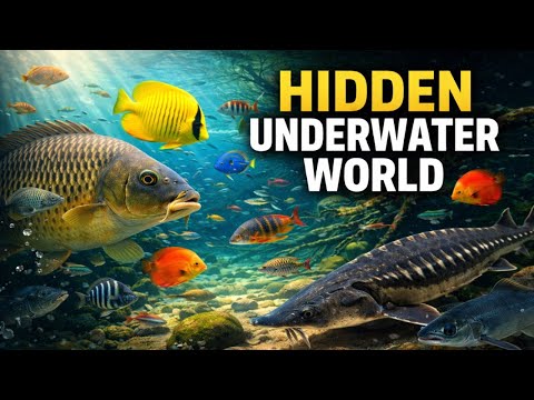 River of Life  Stunning Fish and Hidden Depths | Ultra HD 4K for Stress Relief & Focus
