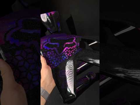 Clean kawasaki graphics!! 👌👌👌 #kawasaki #holographic #stickers