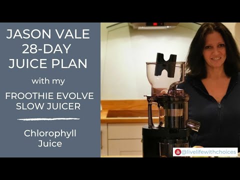 Making Chlorophyll Juice With Froothie Evolve Slow Juicer