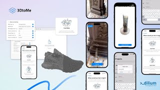 3DtoMe: Discover Area mode for Object Capture on iOS and Quad mesh on MacOS