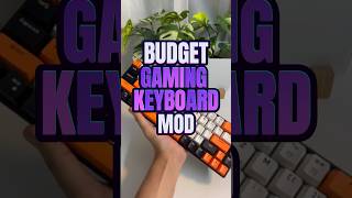 BEST BUDGET GAMING KEYBOARD MOD #budgettech #keyboardmod #customkeyboard #gamingkeyboard