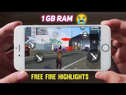 POWER OF 1 GB RAM IPHONE | FREE FIRE HIGHLIGHTS | IPHONE 5S