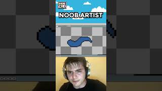 Noob vs Pro Pixel Art in Aseprite | Coloring Challenge 🎨 #Aseprite #PixelArt #NoobVsPro