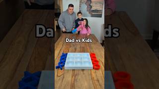 Who Will Win? 🏆 Bottle Flip Tic Tac Toe! #shorts #familyfun