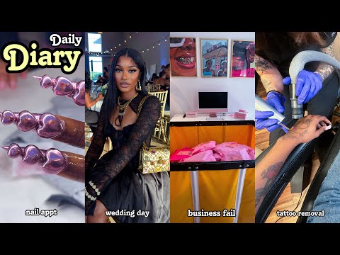 daily diary ♡ he finally proposed! + business fail + worst tattoo ever + Pinterest nail appt