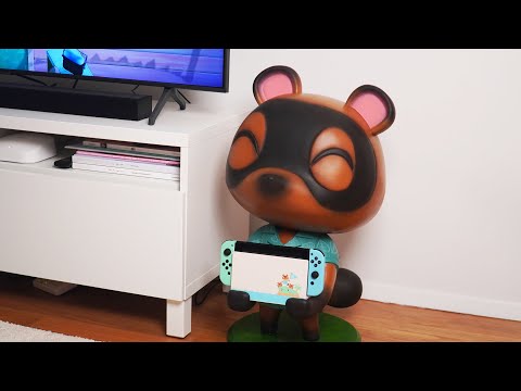 Crafting a Tom Nook Switch Dock - Animal Crossing
