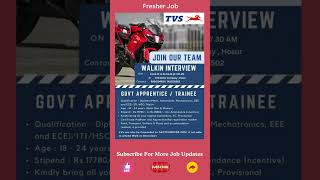 Job Fair l Job Vacancy l Fresher Job l TVS l Hosur Job l #jobs #jobsearch #jobvacancy #yt #job