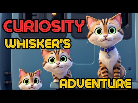 Curiosity: Whiskers' Railway Adventure | Fairy Tales and Stories for Kids in English 🌟🌈