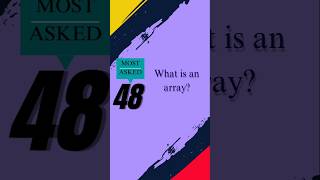 Java Arrays Explained - The How & The Why #java #ahorts