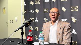 UCF Coach Johnny Dawkins Postgame vs. West Virginia