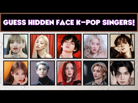 🎭✨ GUESS EVERY HIDDEN FACE | K-POP SINGERS CHALLENGE! ✨🎭