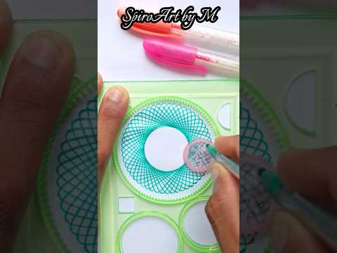 How to Draw Simple Spirograph Art 😍😍 #shorts