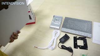 INTENDVISION 7" Video Intercom System with One Monitor Door Phone Camera IDV70RL