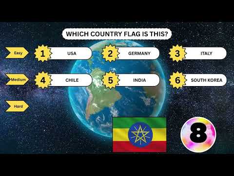 Guess the Country Flag Challenge 🌍 | Easy to Expert Levels | Can You Score 10/10?