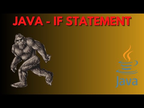 006 How to Write an IF Statement in Java