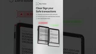 Ledger Multisig Announcement