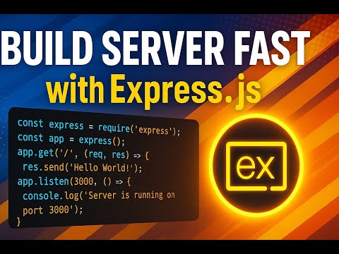 How To Create Server with Express.js | Express.js Tutorial |