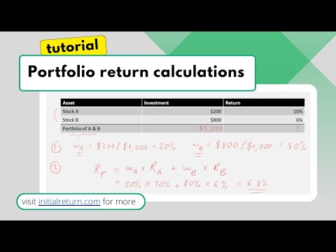Portfolio return calculations  / Fundamentals of investments / Episode 6