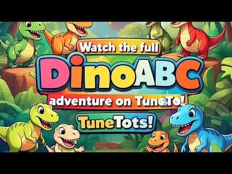 Dino ABC Adventure! 🦖 Learn Alphabets with Dinosaurs | TuneTots