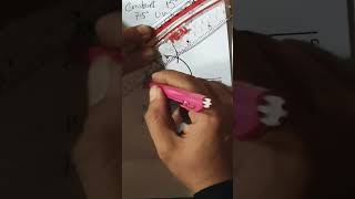 How to construct 15 and 7.5 degree angle by using compass? #mathwise 6