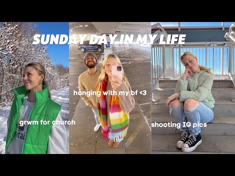 Sunday DIML! get ready for church, shooting pics, & hanging with my bf