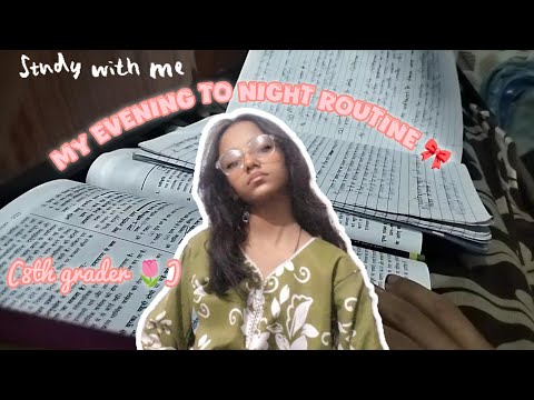 my evening to night routine 🎀| summer vacation 🌷| study vlogs✨ |study with me 📖| prachi Gupta 💗|