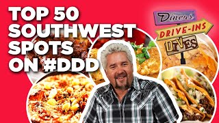 Top 50 #DDD Spots in the Southwest with Guy Fieri | Diners, Drive-Ins, and Dives | Food Network