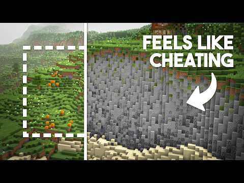The Easiest Way To Build Cliffs In Minecraft