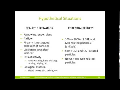 GSR Webinar Part 2   Analysis and Testimony Considerations