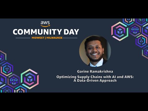 Garine Ramakrishna - Optimizing Supply Chains with AI and AWS: A Data-Driven Approach