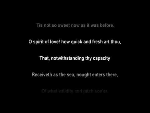 Monologue: DUKE ORSINO - Twelfth Night (Act 1, Scene 1)