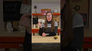 No tape measure? Use cash. #Cash #measure #diyhack #measureup #tapemeasure #tools