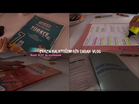 Erken kalktığım bir sabah 🫶🏻| #keşfetedüş #study #dersçalışmagünlüğü #keşfetbeniöneçıkar #keşfetol