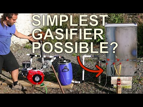 Engine Fuel from Charcoal: Building a Simple Gasifier