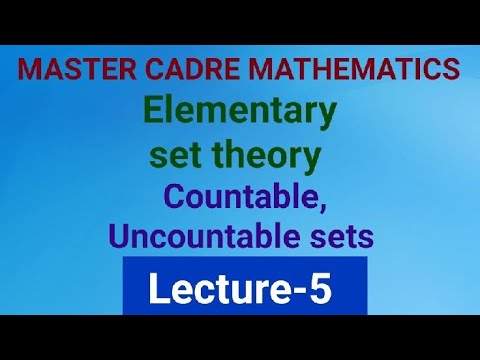 master cadre Punjab (mathematics) Elementary set theory Part-5